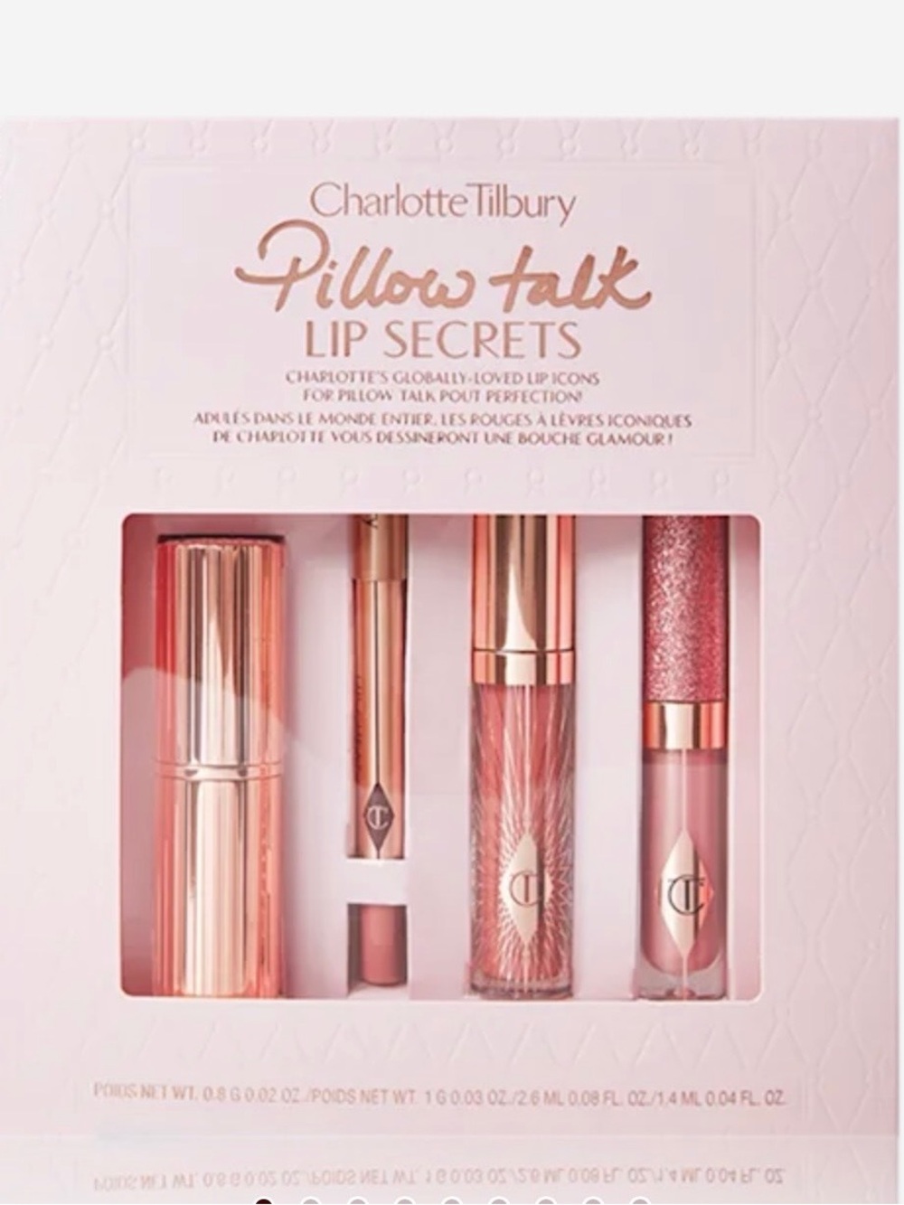 Charlotte Tilbury Pillow Talk Lip Kit - Soft Pink & Rose